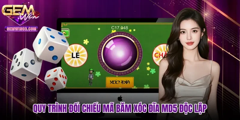 Quy trình đối chiếu mã băm Xóc đĩa MD5 độc lập